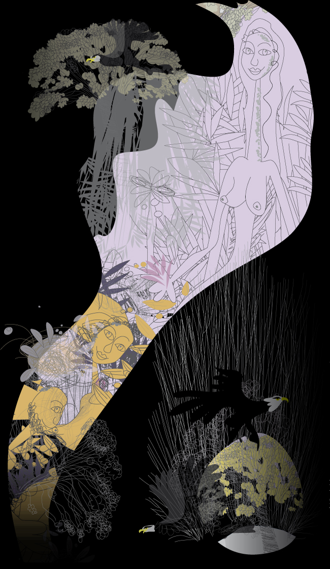 Forest women illustrated by Montse Noguera